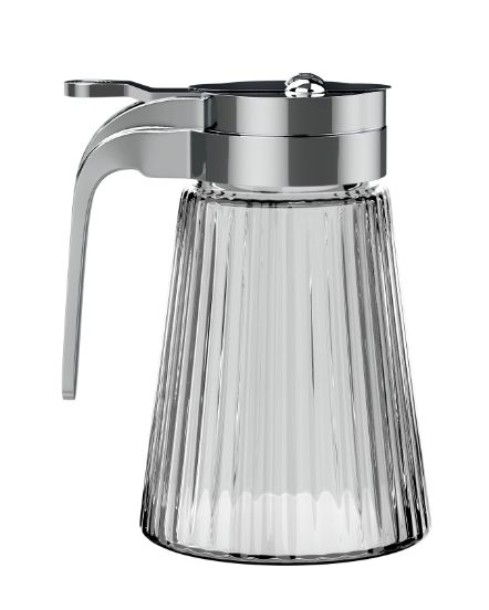 Meleira de Vidro com Tampa Cromada 250ml ... Meleira de Vidro com Tampa Cromada 250ml ...