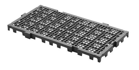 Estrado Preto 25x50x2,5cm POP