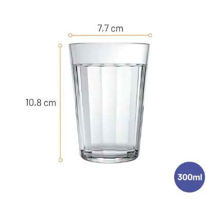 Copo Americano Duplo 300ml Caixa com 24 N... Copo Americano Duplo 300ml Caixa com 24 N...