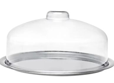 Porta Bolo com Cúpula Acrílica 32cm Lyon ... Porta Bolo com Cúpula Acrílica 32cm Lyon ...
