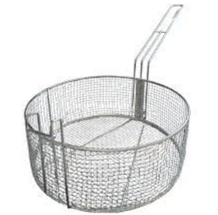Cesta para Fritura Redonda Tela 24x12cm A... Cesta para Fritura Redonda Tela 24x12cm A...