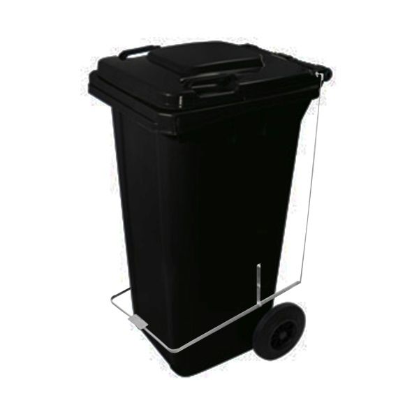 Lixeira Contentora Quad Pedal 240L Pto US... Lixeira Contentora Quad Pedal 240L Pto US...