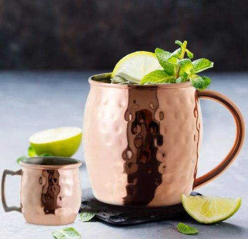 Caneca Inox Cobre Martelada 400ml Barpro ...